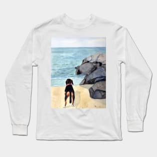 Beagle by the Sea Long Sleeve T-Shirt